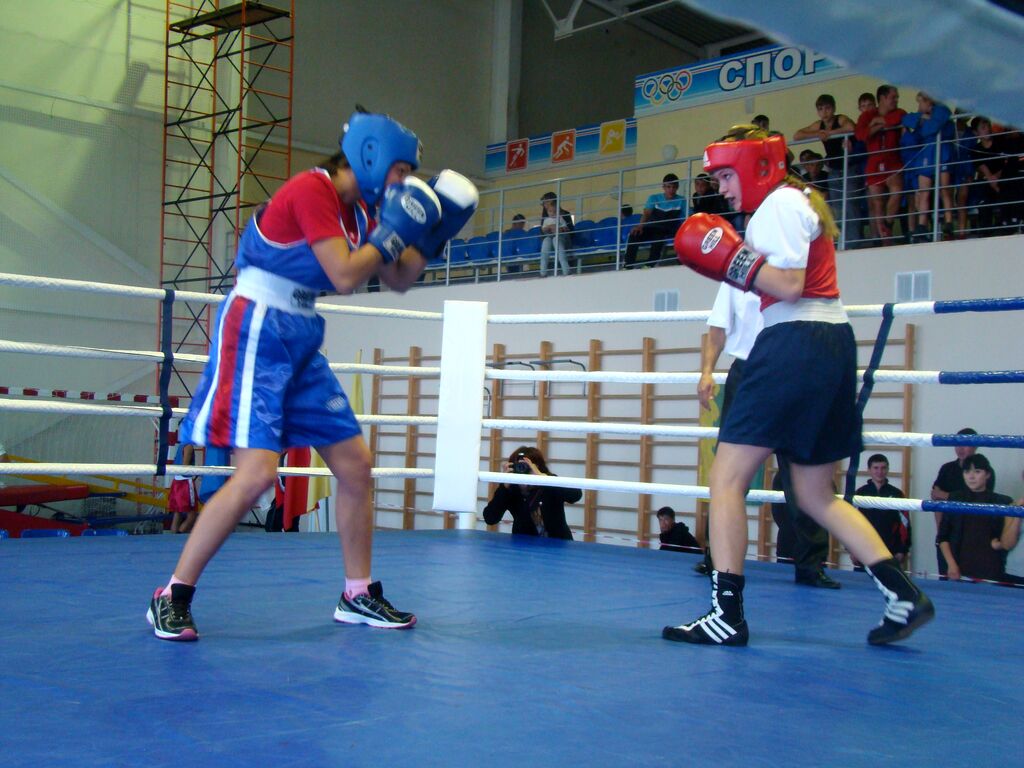 Сельские боксеры разыграли медали чемпионата и первенства